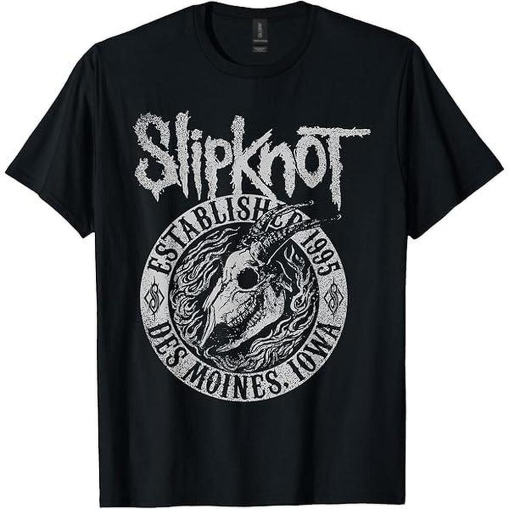 Black Slipknot Band T Shirt